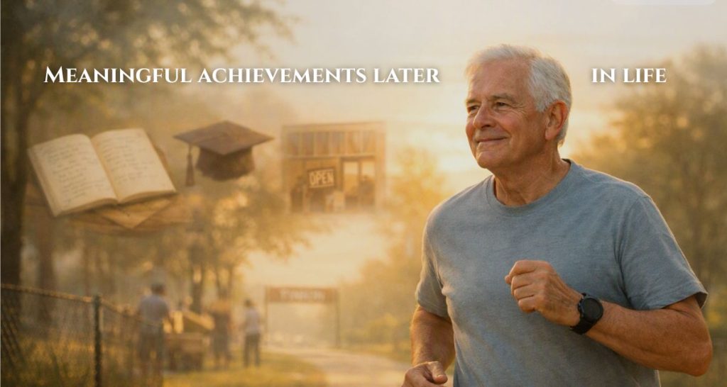 Meaningful achievements later in life